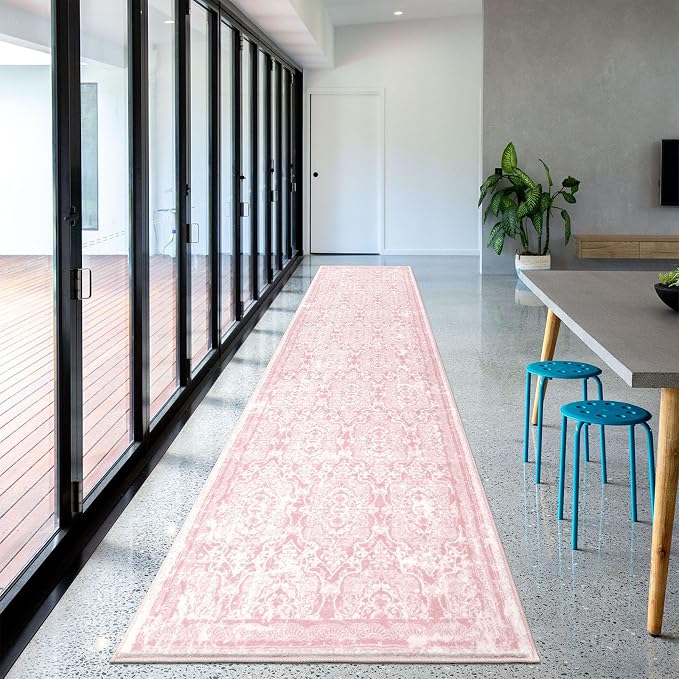 Vaukki Hallway Runner Rug, Vintage Shaggy Soft Laundry Rug Runner, Non Slip - Image 7