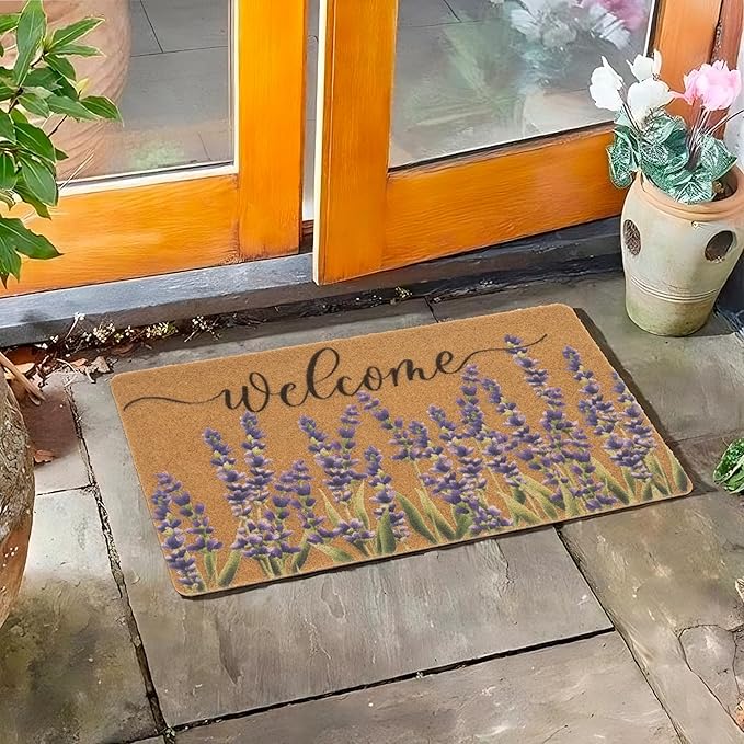 FGSS Lavender-Welcome-Doormat Outdoor-Entrance - Image 2