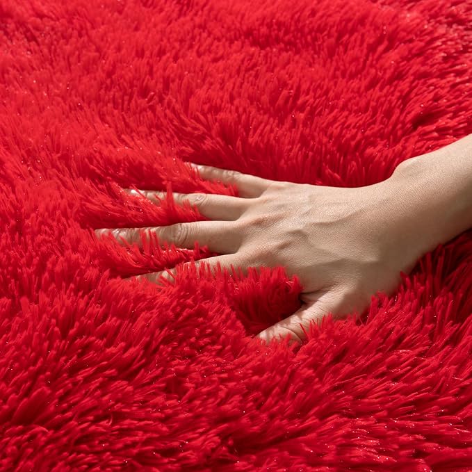 Rugs for Living Room 5x7, Soft Shaggy Modern Shag Area Rug for Bedroom - Image 3