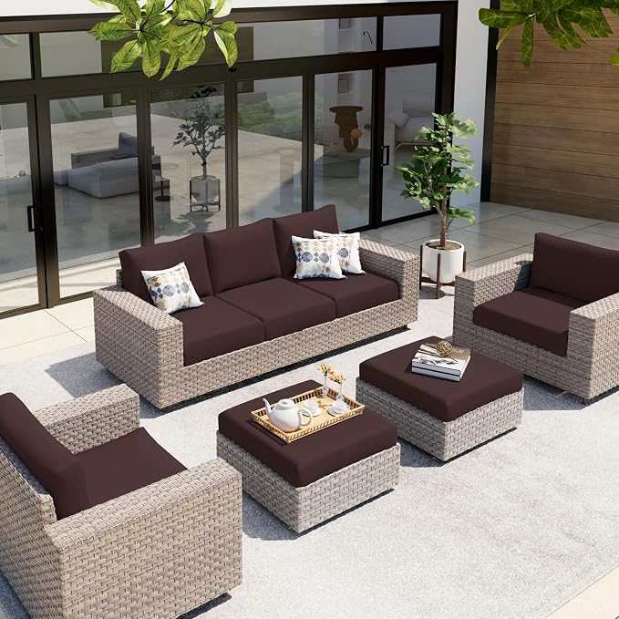 hyha Waterproof Couch Cushion Covers, Stretch Sofa Couch Seat Slipcover - Image 8
