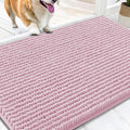 OLANLY Dog Door Mat for Muddy Paws 30x20, Ultra Absorbent Chenille Mud Doormat by OLANLY