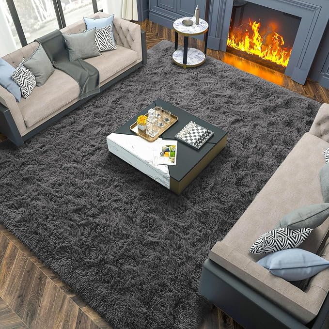 Merelax Soft Modern Indoor Large Shaggy Rug - Image 7