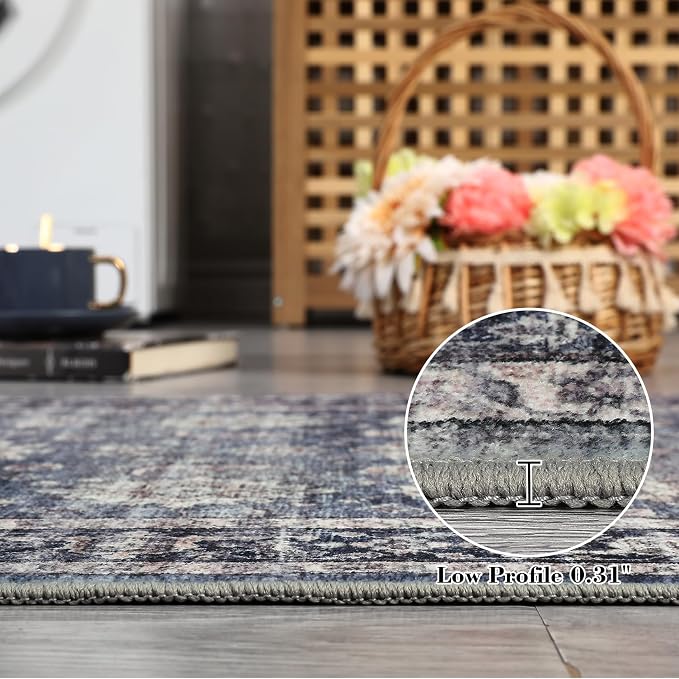GarveeHome Area Rugs 2x3 Vintage Printed Floor Carpet - Image 5