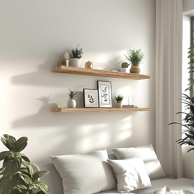 PHPH 48 Inch Wood Floating Shelves - Image 4