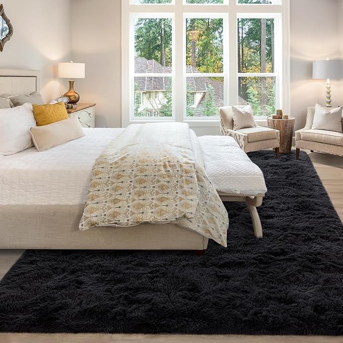 Merelax Soft Modern Indoor Large Shaggy Rug - Image 2