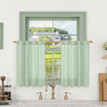 LAMIT 36 Inch Length Linen Curtains by LAMIT