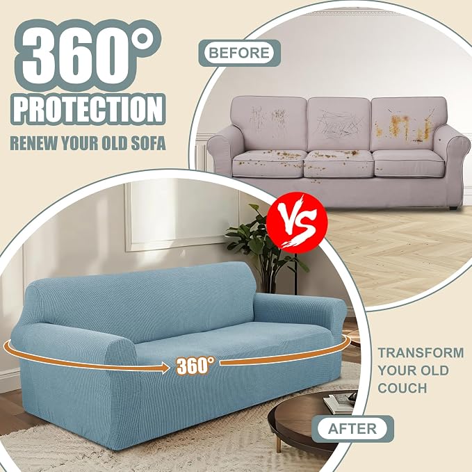 Stretch Couch Cover Washable Sofa Slipcover Furniture Protector - Image 4
