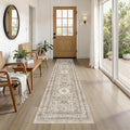 Vintage Hallway Runner Rug 2x8: Large Soft Washable Entryway by COTILED
