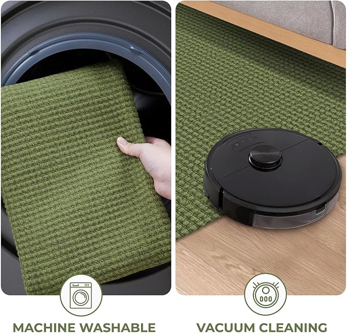 KOZYFLY Runners for Hallways 3x10 ft Washable Kitchen Runner Non Slip Rubber - Image 7