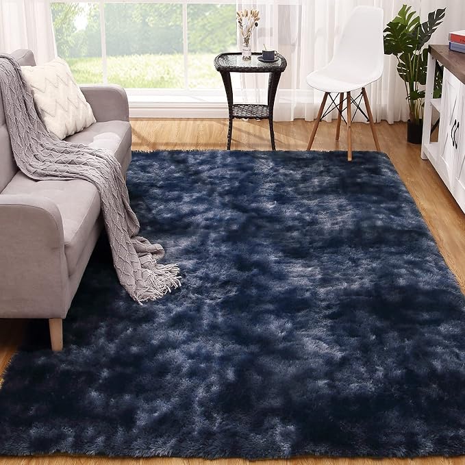 CAROMIO Shag Area Rug Indoor Plush Fluffy Rugs 8' x 10' Extra Soft and Comfy - Image 2