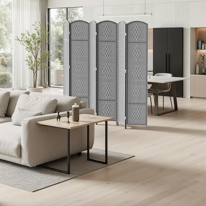 HALLYBEE Room Divider for Space Separation, Room Dividers and Folding Privacy - Image 2