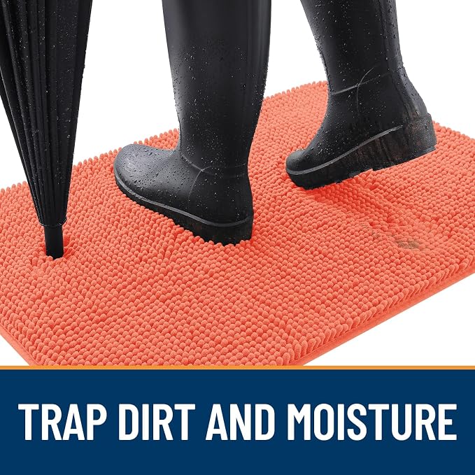 OLANLY Dog Door Mat for Muddy Paws 45x27, Absorbs Moisture and Dirt, Absorbent - Image 2