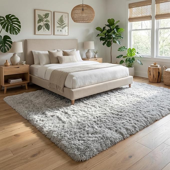 Merelax Soft Modern Indoor Large Shaggy Rug - Image 2