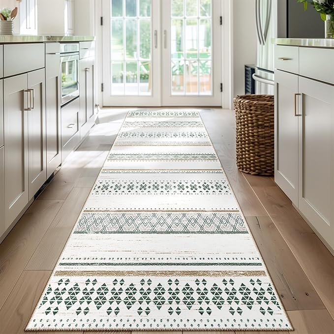 BESTSWEETIE 2x6 Area Rugs for Living Room Washable Moroccan Farmhouse Neutral - Image 8