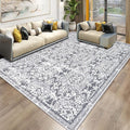 Vaukki Living Room Rug, Vintage Shaggy Soft Laundry Rug, Non Slip Kitchen Area by Vaukki