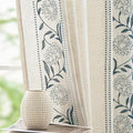 jinchan Winslow Linen Curtains 96 inches Long by JINCHAN
