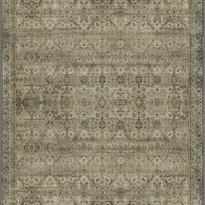 GENIMO 3x5 Area Rugs for Living Room, Machine Washable Non Slip Vintage Rugs - Image 8