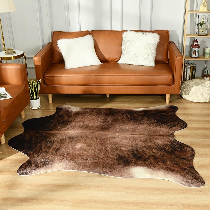 Easycozy Faux Cowhide Large Cow Print Rug - Image 6