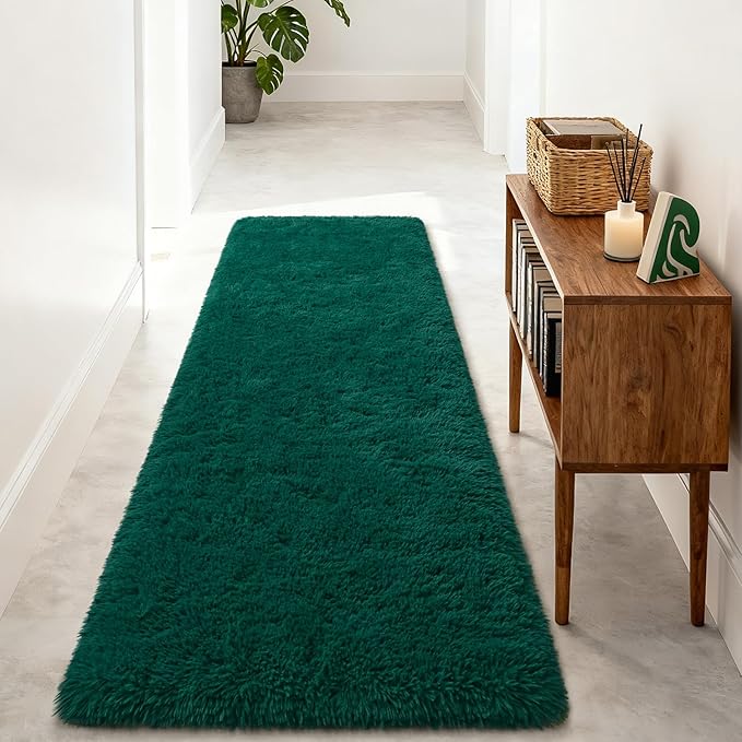 Merelax Soft Fluffy Area Rug for Living Room Bedroom, 2x8 Runner Rug for Hallway by Merelax