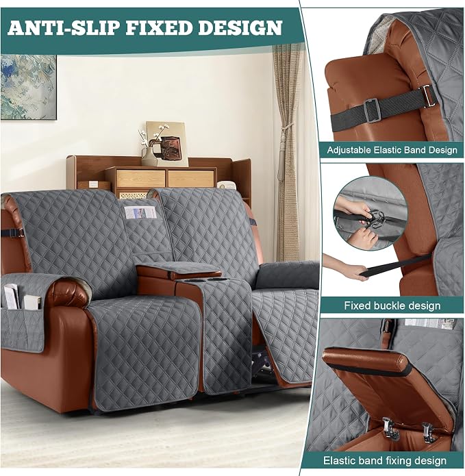 Ruaozz Waterproof Loveseat Recliner Cover - Image 6