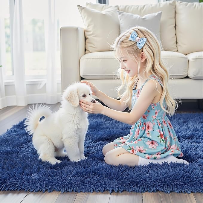 Rugs for Living Room 6x9, Alfombras para Salas Shag Large Plush Soft Area Rug - Image 8