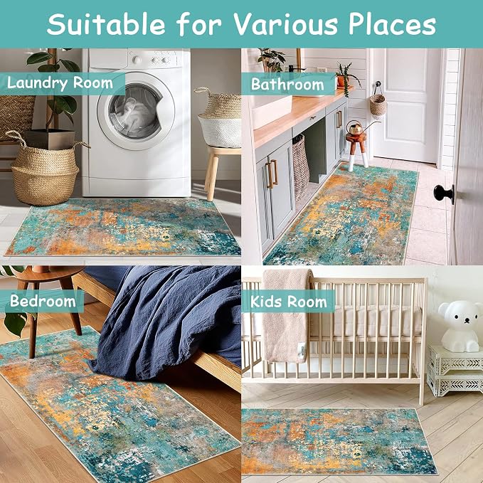 Lahome Modern Abstract Runner Rug - Image 5