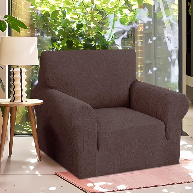 YEMYHOM Couch Cover Latest Jacquard Design High Stretch Sofa Chair Covers - Image 2