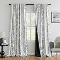 MEETSKY Sage Green Blackout Curtains 95 Inches Long 2 Panels Boho Curtains by MEETSKY