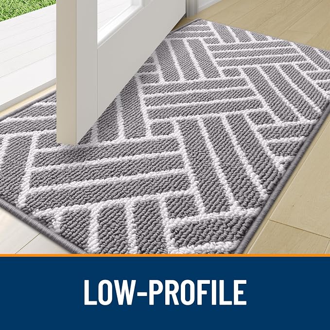 OLANLY Indoor Door Mat, 40x32 Inch, Dirt Resistant and Absorbent, Non-Slip - Image 4