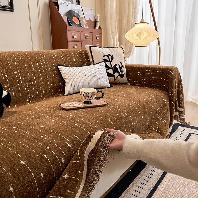 ROOMLIFE Couch Cover Boho Sofa Covers - Image 9