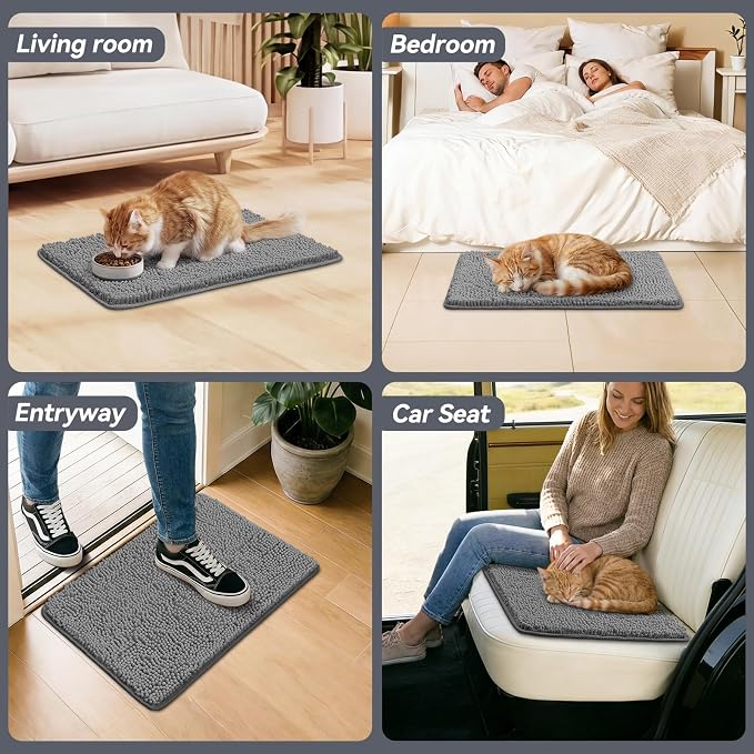 Bcoimo Super Absorbent Cat Door Mat, Pet Rugs - Image 6