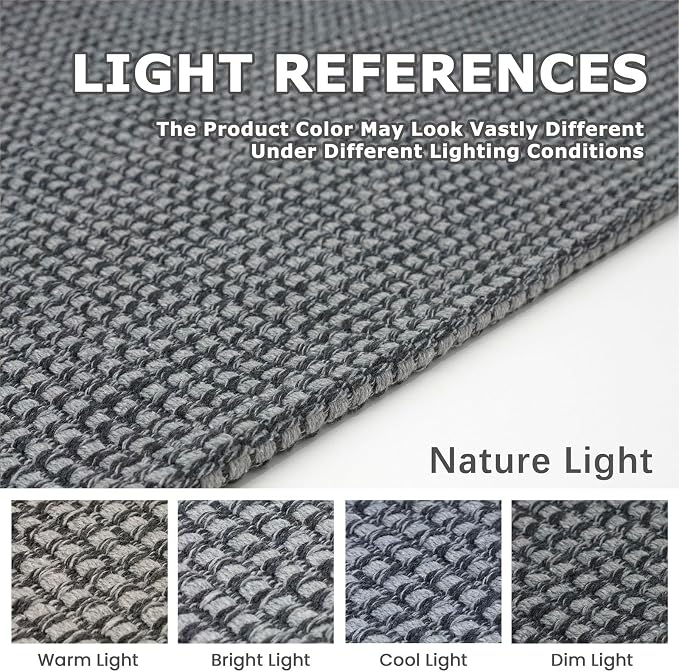 KOZYFLY Runners for Hallways 2x7 ft Washable Kitchen Runner Non Slip Rubber - Image 3