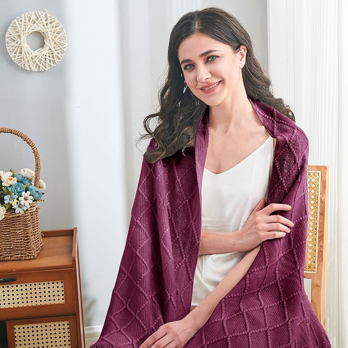 inhand Dusk Knitted Throw Blanket - Image 2