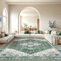 AMADA HOMEFURNISHING 10x14 Washable Area Rug, Low-Profile Large Area Rug by AMADAHOMEFURNISHING