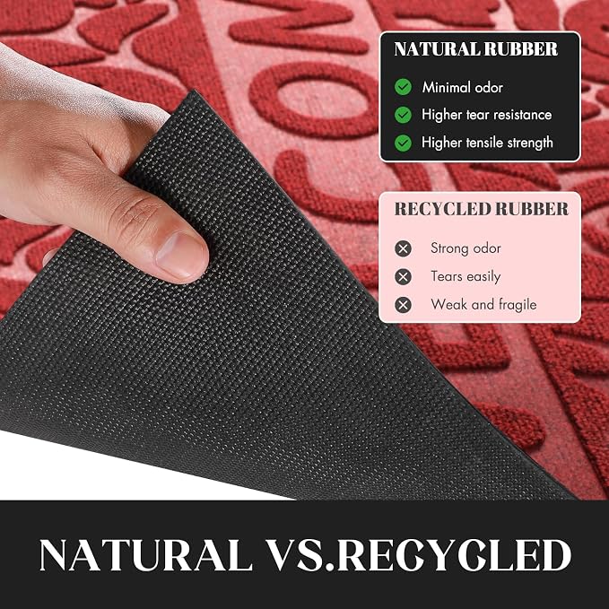 Yimobra Large Welcome Mat 47x24, Waterproof Non-Slip Outdoor Mats - Image 5