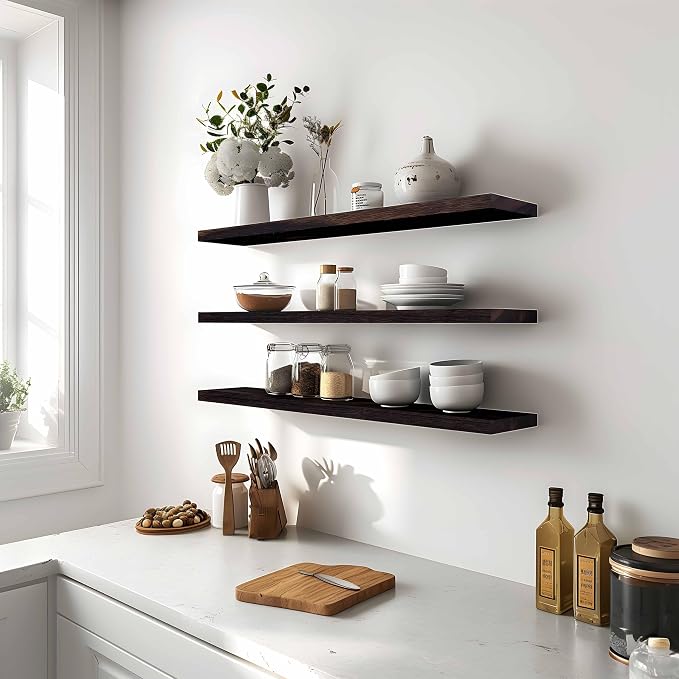 PHPH 36 Inch Wood Floating Shelves - Image 2