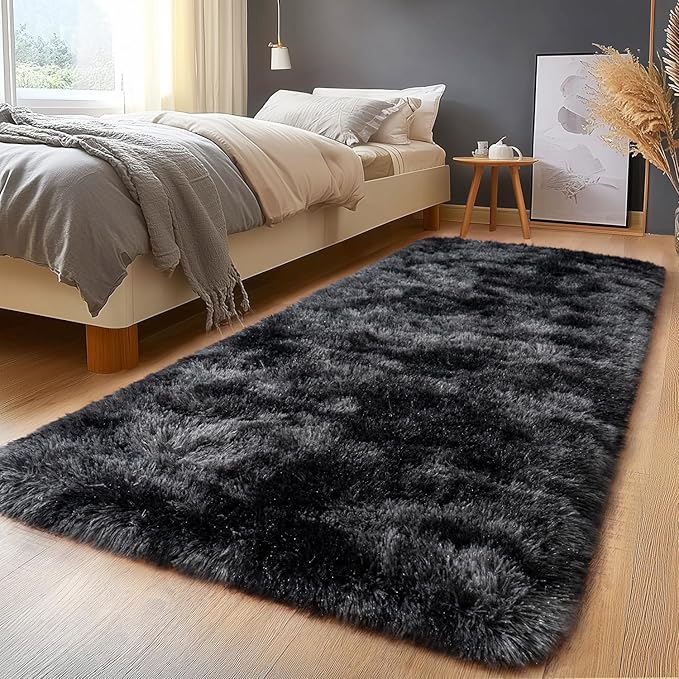 Shaggy Soft Fluffy Rug Plush Rugs Non-Slip Indoor Floor Carpet by Isdook