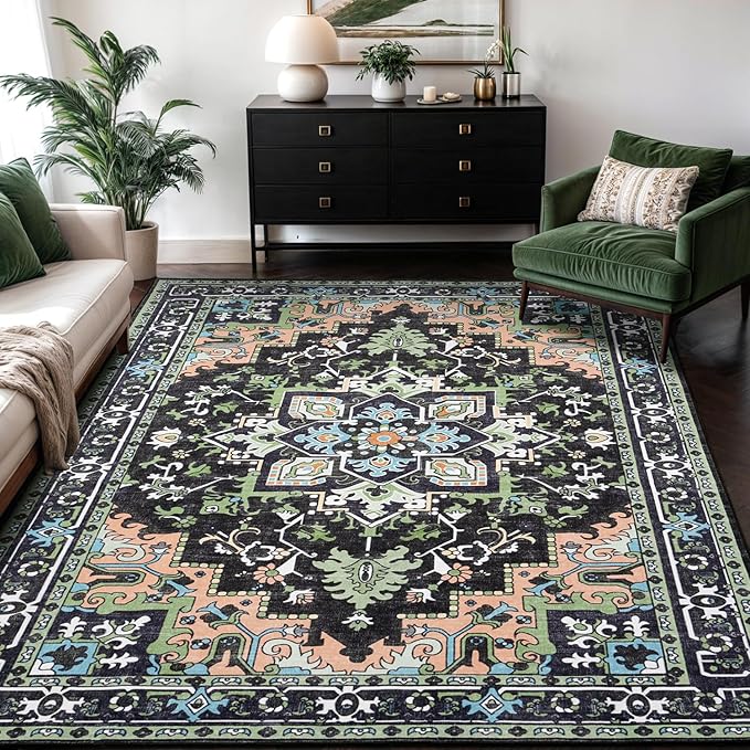 Lofus 6x9 Washable Area Rugs, Large Area Rug - Image 3