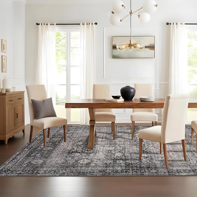 GarveeHome Area Rugs 4x6 Vintage Printed Floor Carpet - Image 3