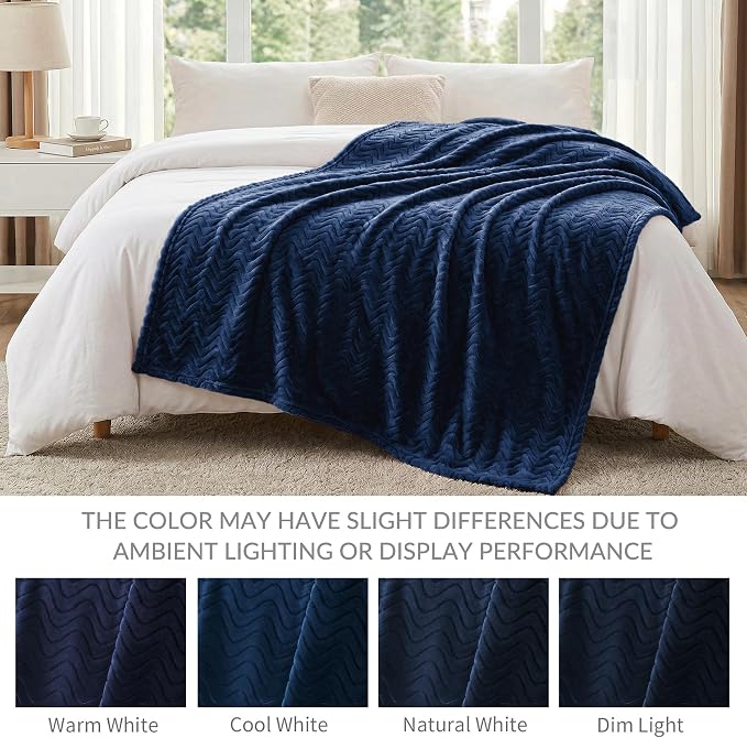 Exclusivo Mezcla Twin Blanket for Bed, Cozy Lightweight Fleece Blankets for All - Image 5