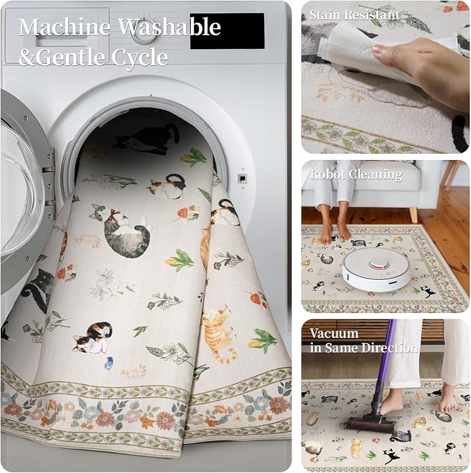 2x10 Washable Hallway Runner Rug - Image 8