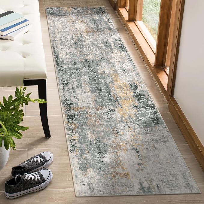 Lahome Modern Abstract Runner Rug - Image 7