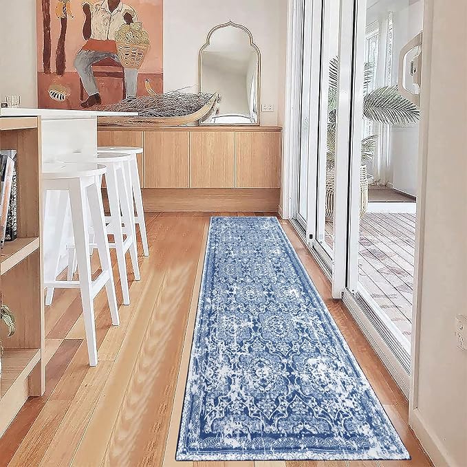Vaukki Hallway Runner Rug, Vintage Shaggy Soft Laundry Rug Runner, Non Slip - Image 6