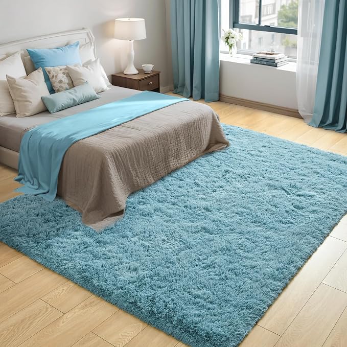 Merelax Soft Modern Indoor Large Shaggy Rug - Image 7
