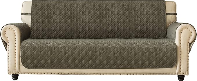 Ameritex Couch Sofa Slipcover 100% Waterproof Nonslip Quilted Furniture by Ameritex
