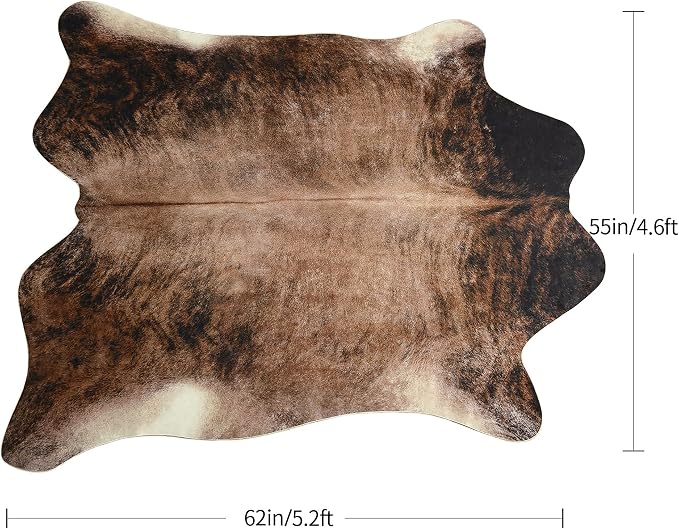 Easycozy Faux Cowhide Large Cow Print Rug - Image 2