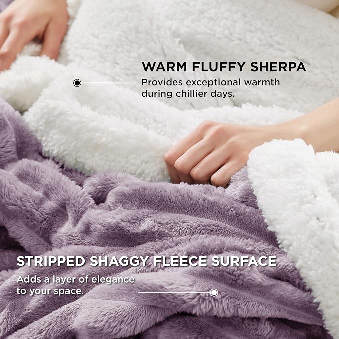 Bedsure Sherpa Blanket Twin Size - Image 3