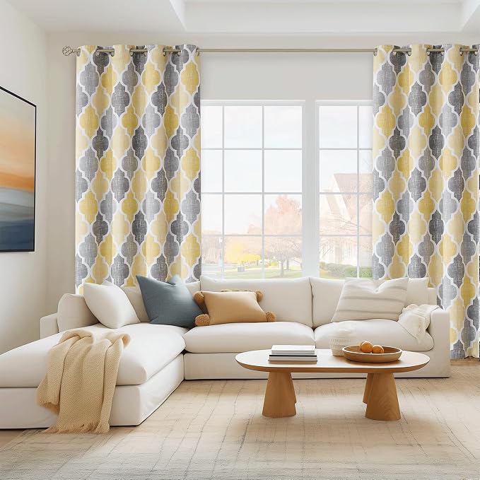 Beauoop 100% Blackout Curtains 63 Inches Long 2 Panels - Image 6
