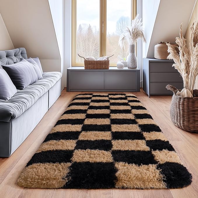 Fluffy Area Rugs for Living Room, Soft Shaggy Carpets for Living Room, Upgrade - Image 3