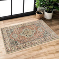 Lahome Oriental Door Mat Indoor Entrance, 2x3 Washable Fall Indoor Rugs by Lahome